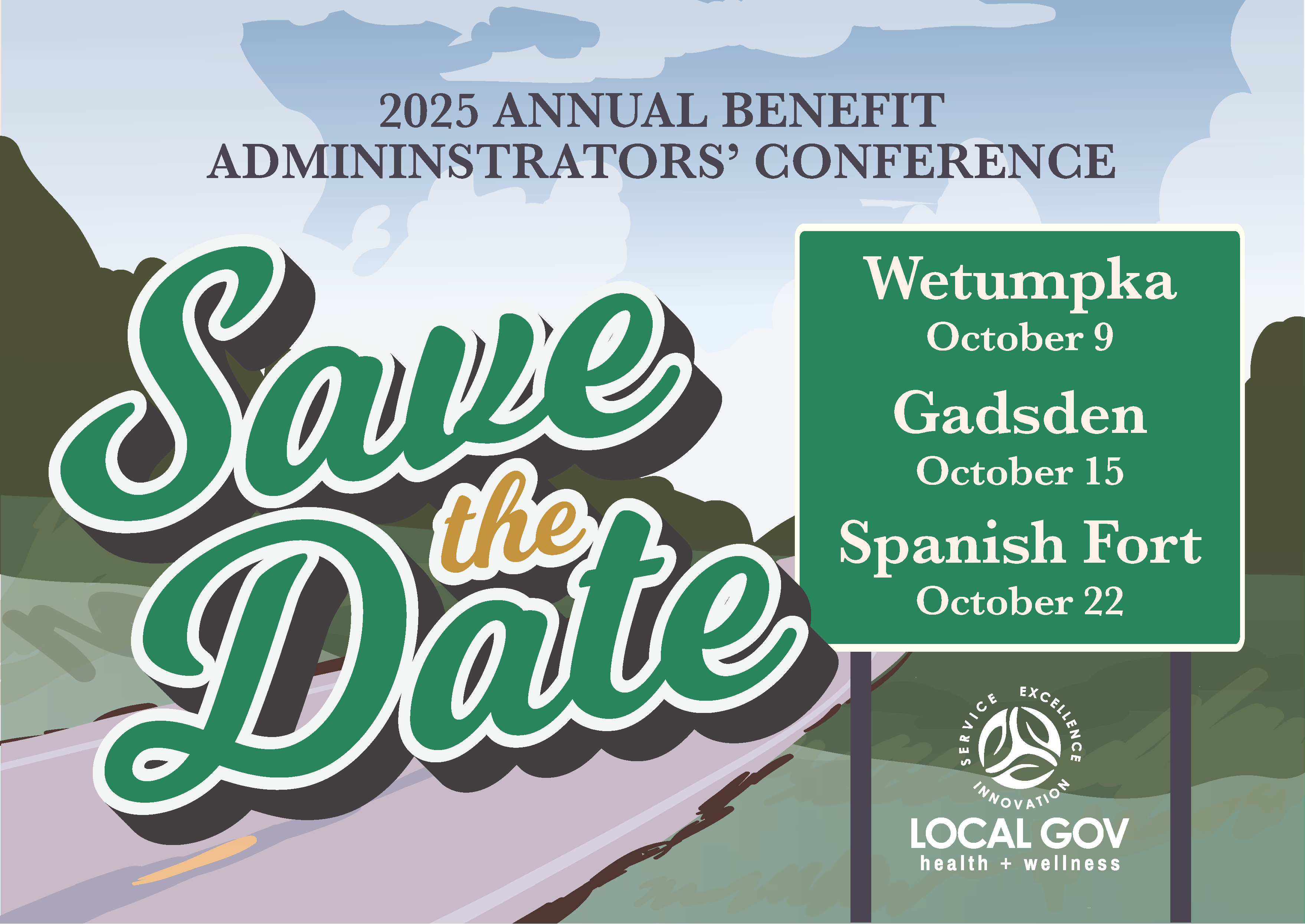 Save the Date postcard